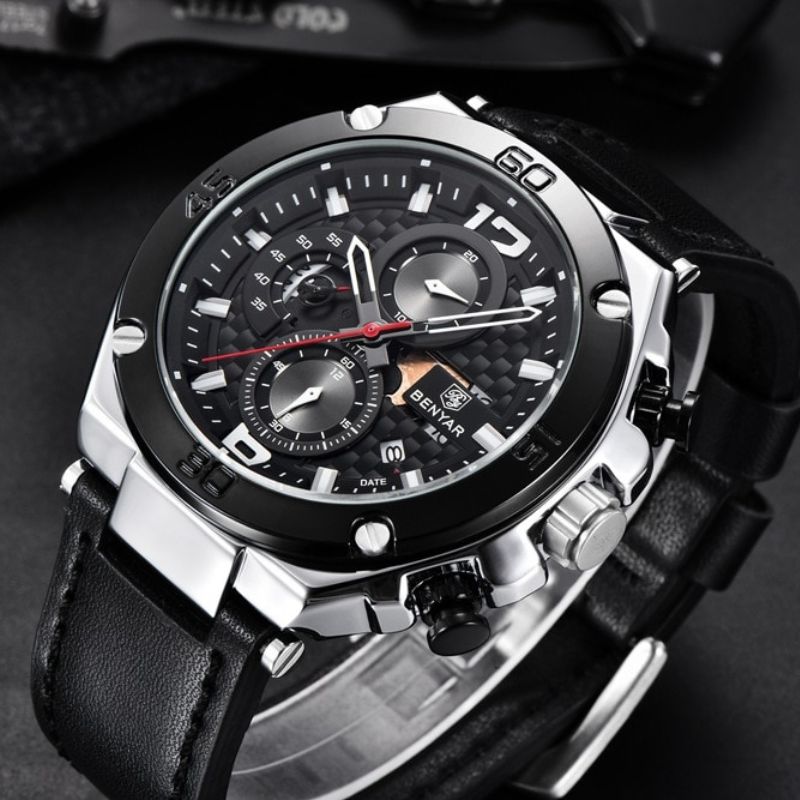 Quartz Multifunction Sport Chronograph Watch