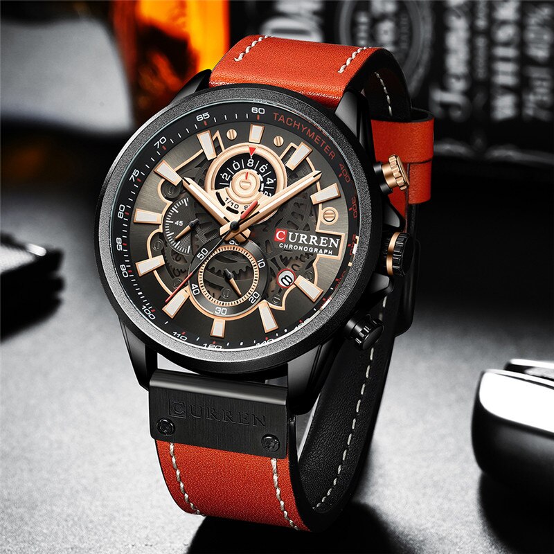 Multifunction Quartz Calendar Watch