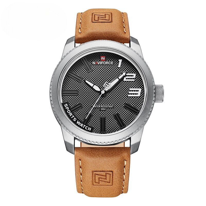 Military Sporty Shockproof Leather Watch