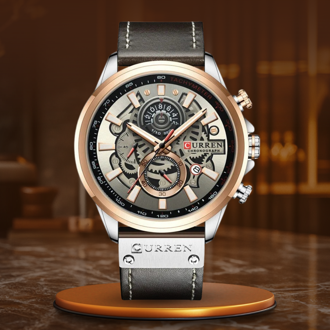 Multifunction Quartz Calendar Watch