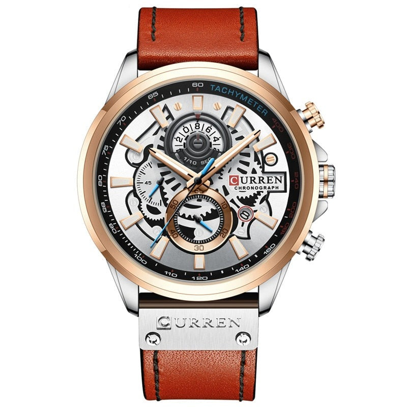 Multifunction Quartz Calendar Watch